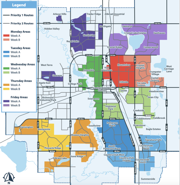 Residential snow clearing to start in the City of Grande Prairie Monday